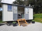 Hut with open door Hut with open door